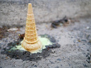 Study Skills And Motivation Count More Than IQ. photo of dropped ice cream